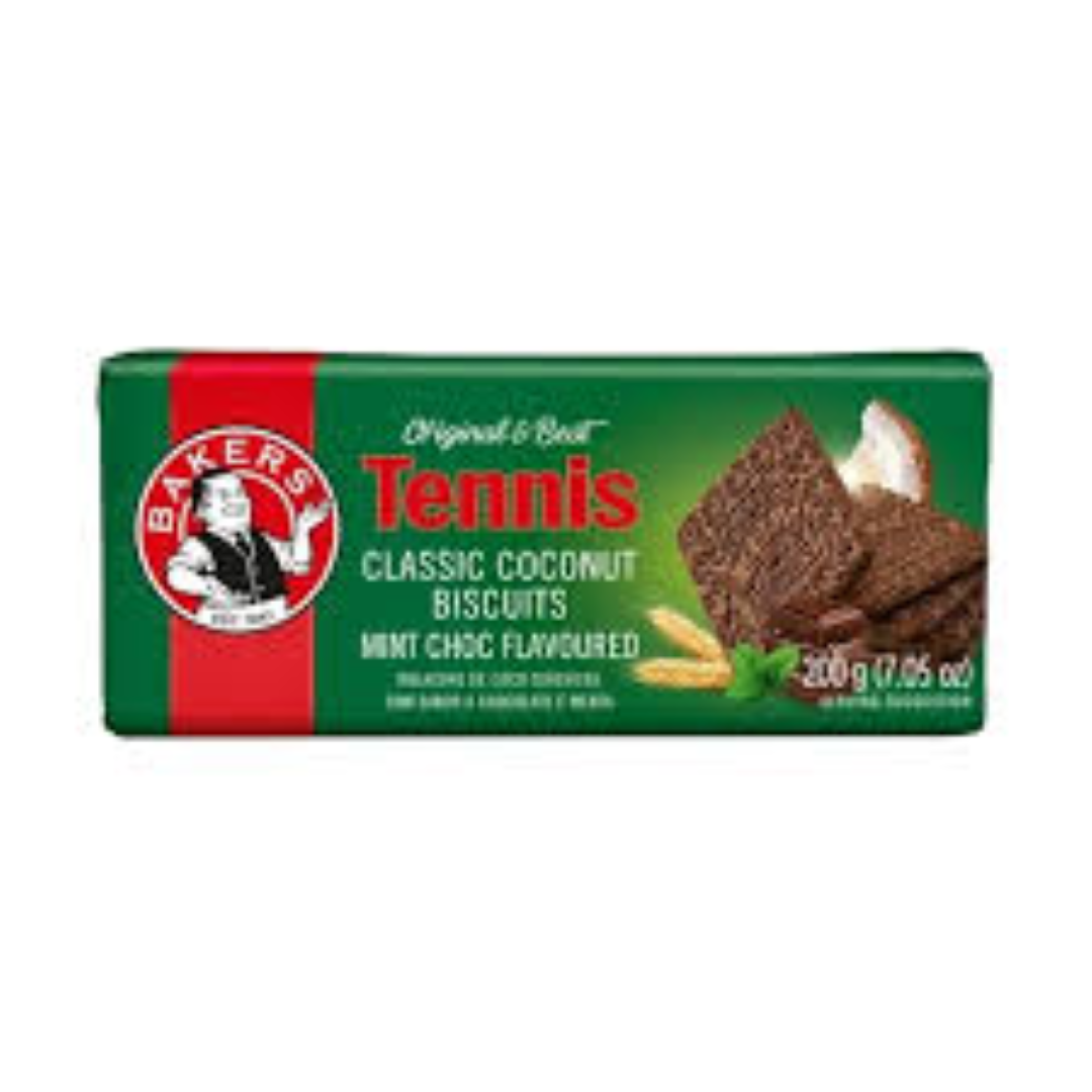 BAKERS TENNIS CHOCO MINT 200GM